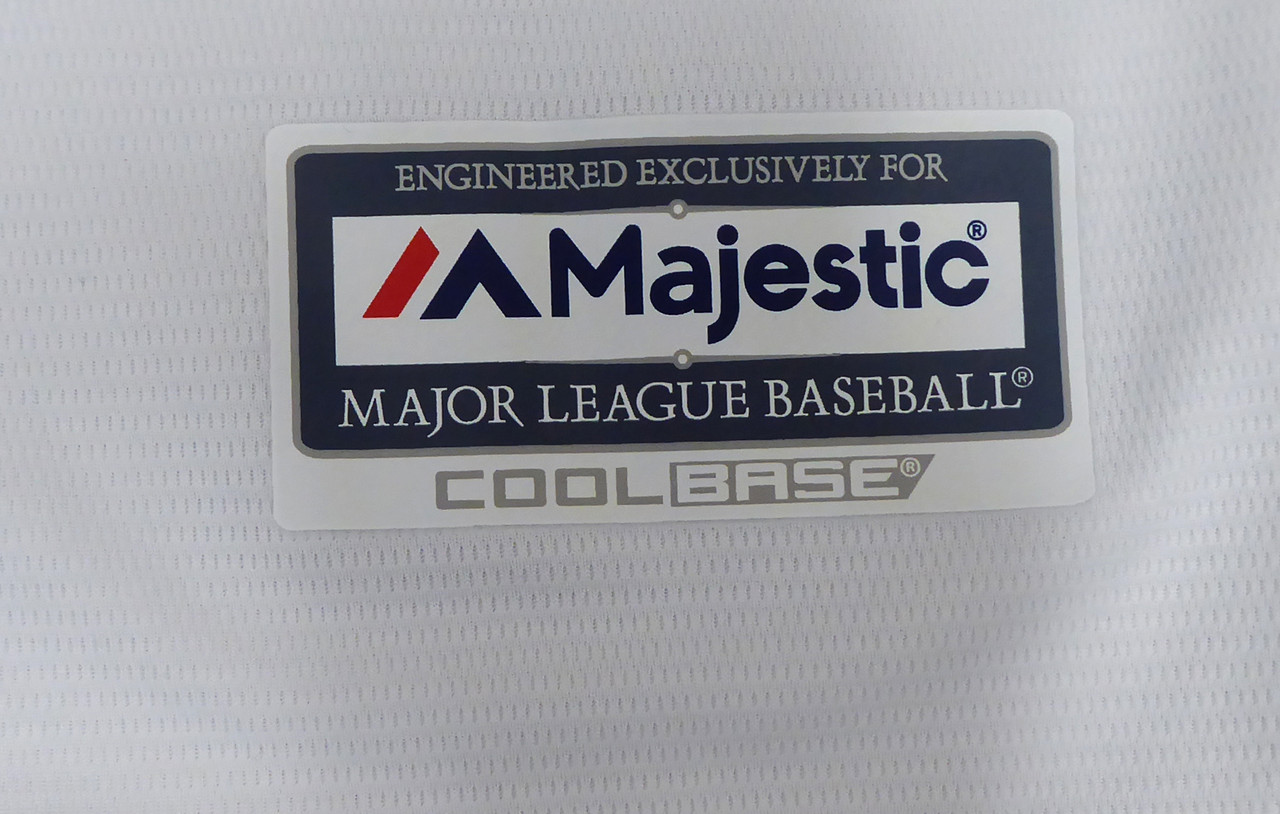 Cleveland Indians Shane Bieber Autographed White Majestic Cool