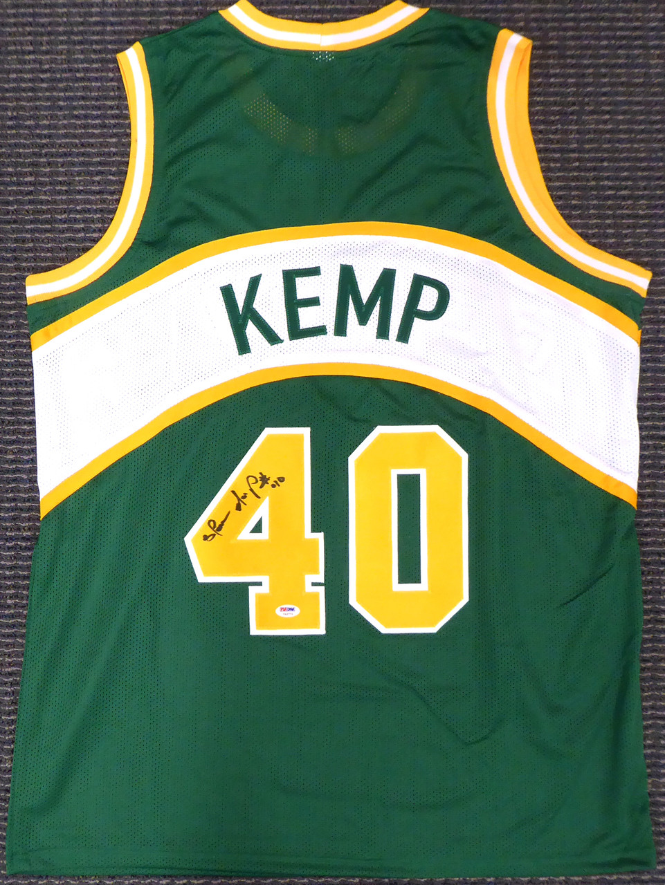 Shawn Kemp Autographed Seattle Supersonics Custom White Basketball Jersey -  BAS