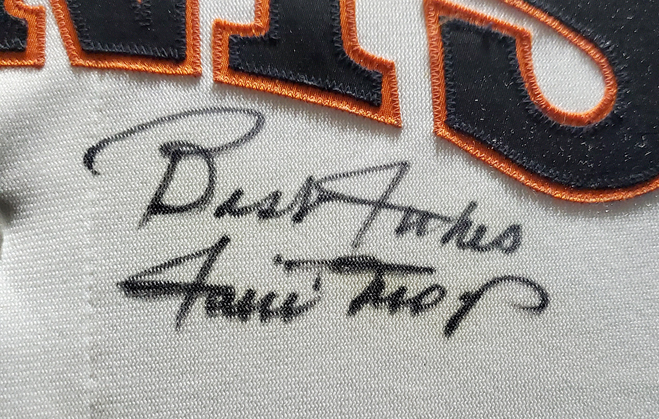 San Francisco Giants Willie Mays Autographed Framed White