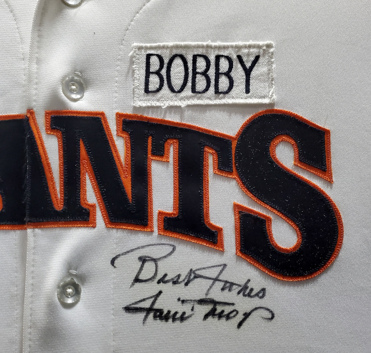 Willie Mays Signed Jersey with Stats Say Hey Authenticated – All
