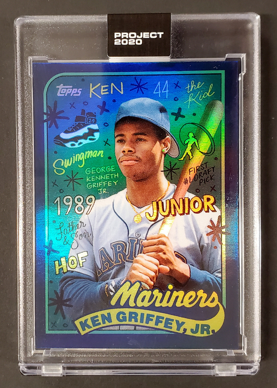 Ken Griffey Jr. 2020 Topps Project Sophia Chang Rainbow Foil Card