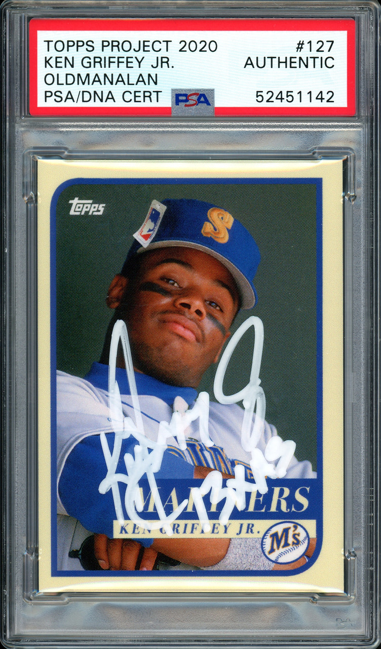 Ken Griffey Jr. & Ichiro Suzuki Autographed 2021 Topps Throwback