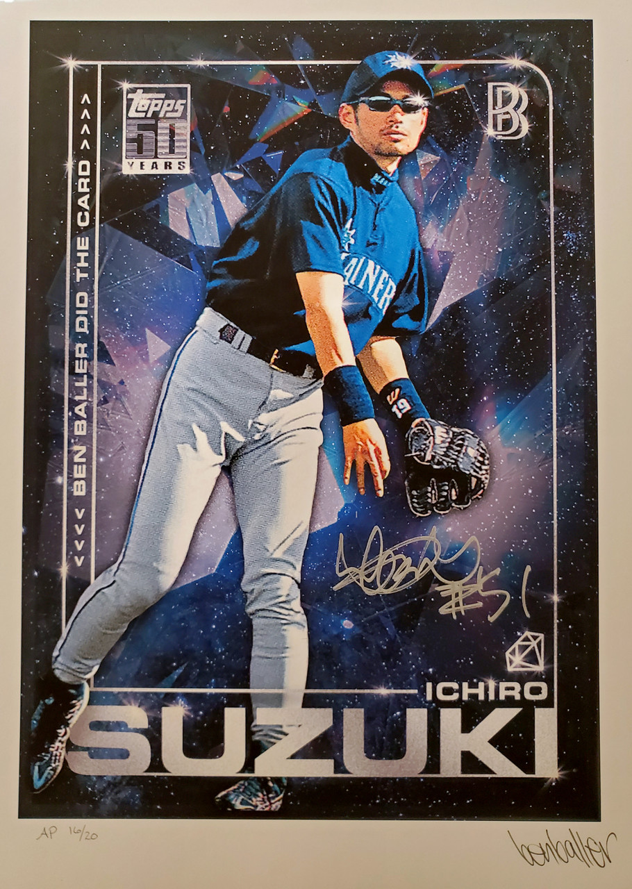 Orix Blue Wave Ichiro Suzuki Autographed White Jersey IS Holo Stock #202071  - Mill Creek Sports