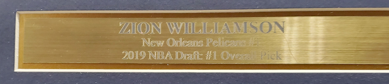 New Orleans Pelicans Zion Williamson Autographed Framed White Nike Swingman  Jersey Fanatics Stock #191195 - Mill Creek Sports