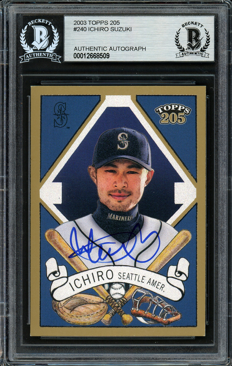 Seattle Mariners Ichiro Suzuki Autographed White Authentic Mitchell & Ness 2001  All Star Patch Jersey Size 44 01 ROY/MVP IS Holo Stock #217973 - Mill  Creek Sports