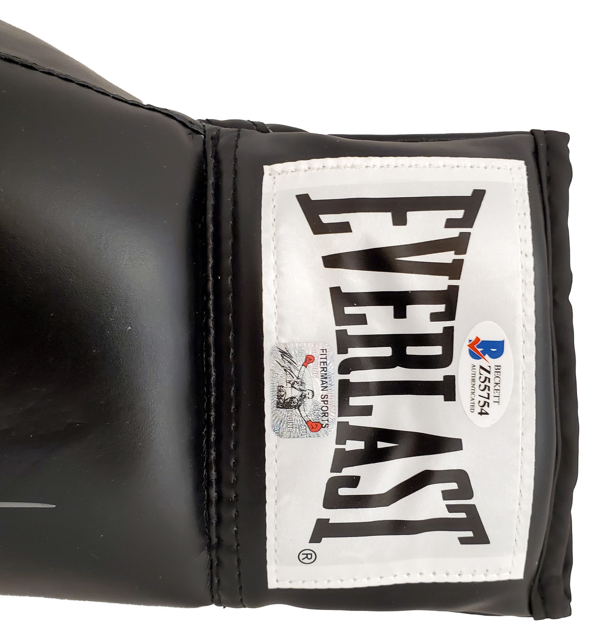 Mike Tyson Autographed Black Everlast Boxing Glove LH Signed