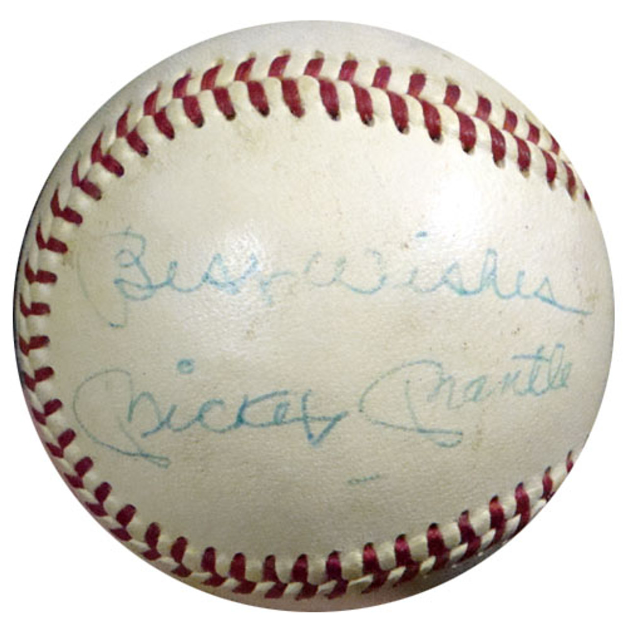 Mickey Mantle Signed Baseball PSA Certified Authentic Mickey 