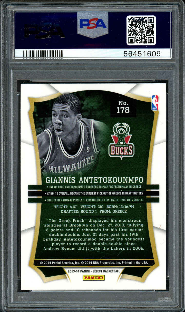 2013 SP Authentic GIANNIS ANTTOKOUNMPO RC PSA 10 | eBay