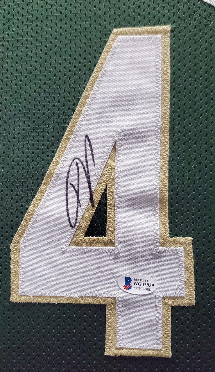 Milwaukee Bucks Giannis Antetokounmpo Autographed Green Jersey Beckett BAS  Stock #191159 - Mill Creek Sports