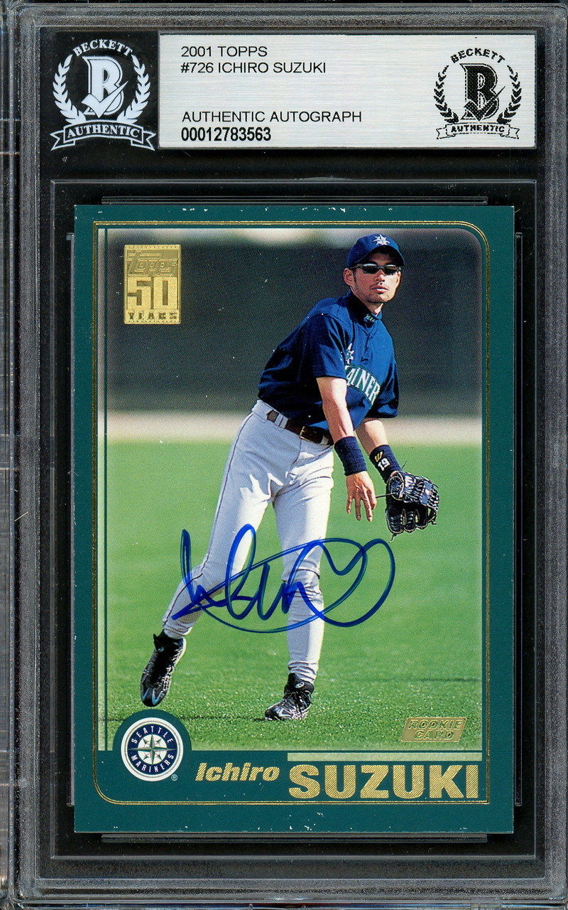 【最高品質保証済】2001 TOPPS イチロー(ICHIRO) ルーキーカード イチロー Ichiro 2001 Topps Rookie Card MLBカード ルーキーカードRC