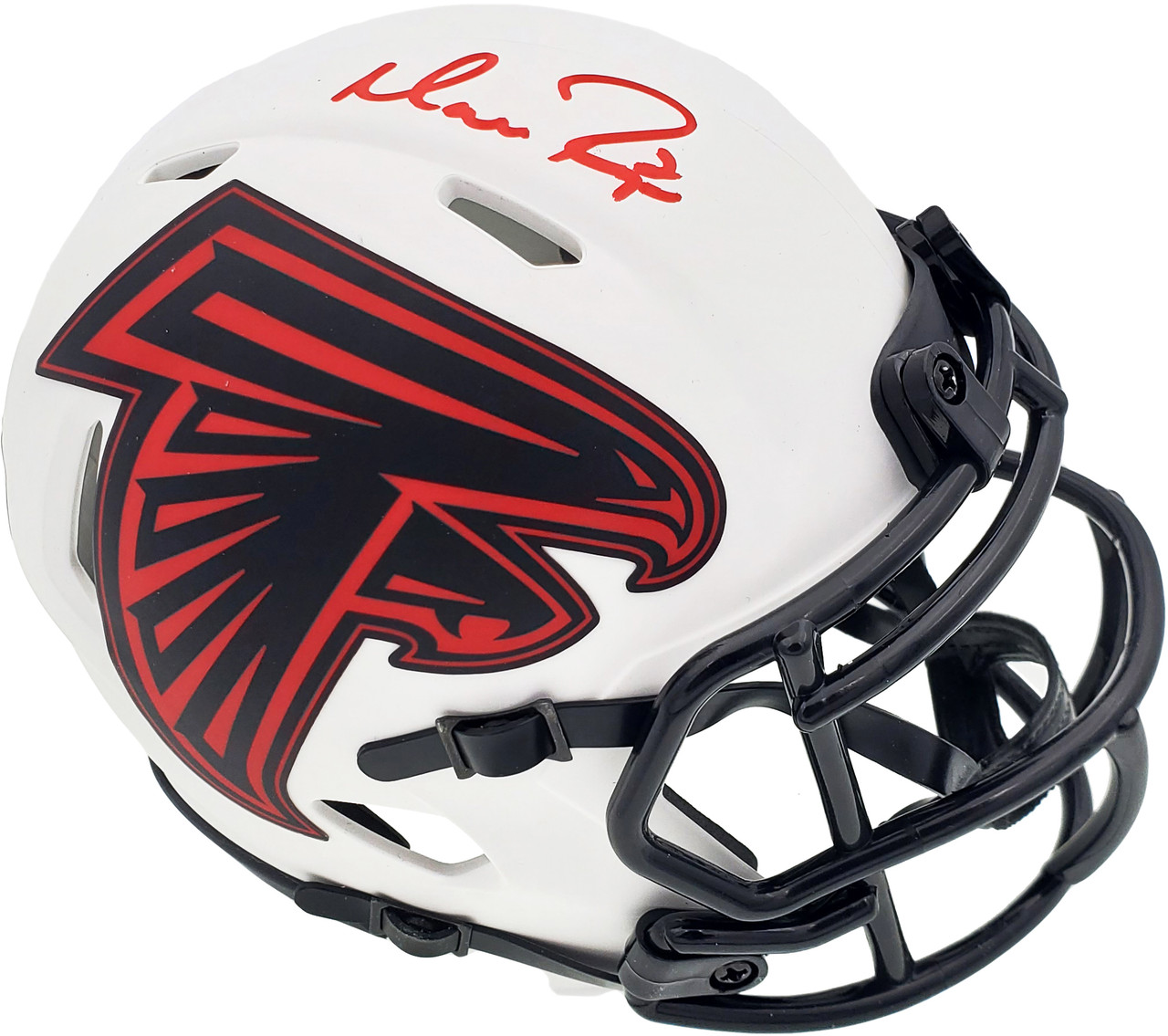 Matt Ryan Autographed Atlanta Falcons Lunar Eclipse White Speed Mini Helmet  Beckett BAS QR Stock #194404