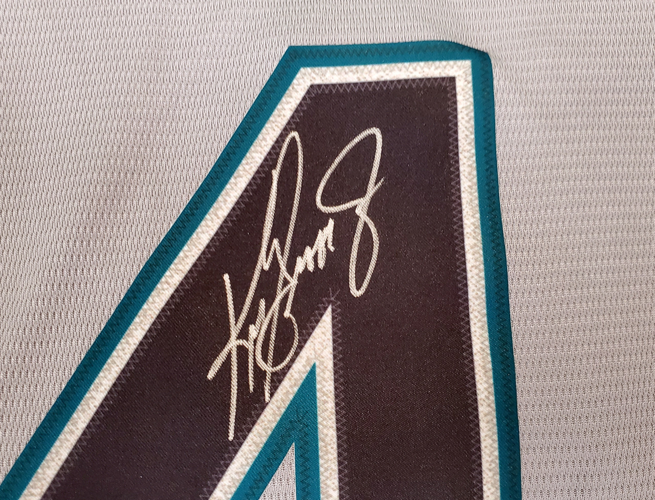 Seattle Mariners Ken Griffey Jr. Autographed Teal Nike Jersey Size