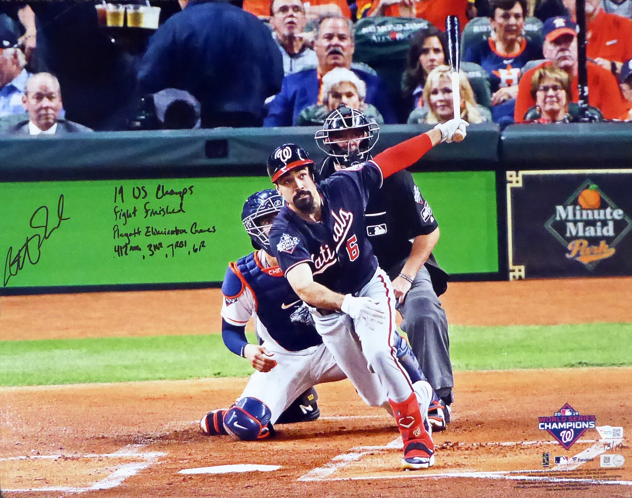 Anthony Rendon Autographed 16x20 Photo Washington Nationals With