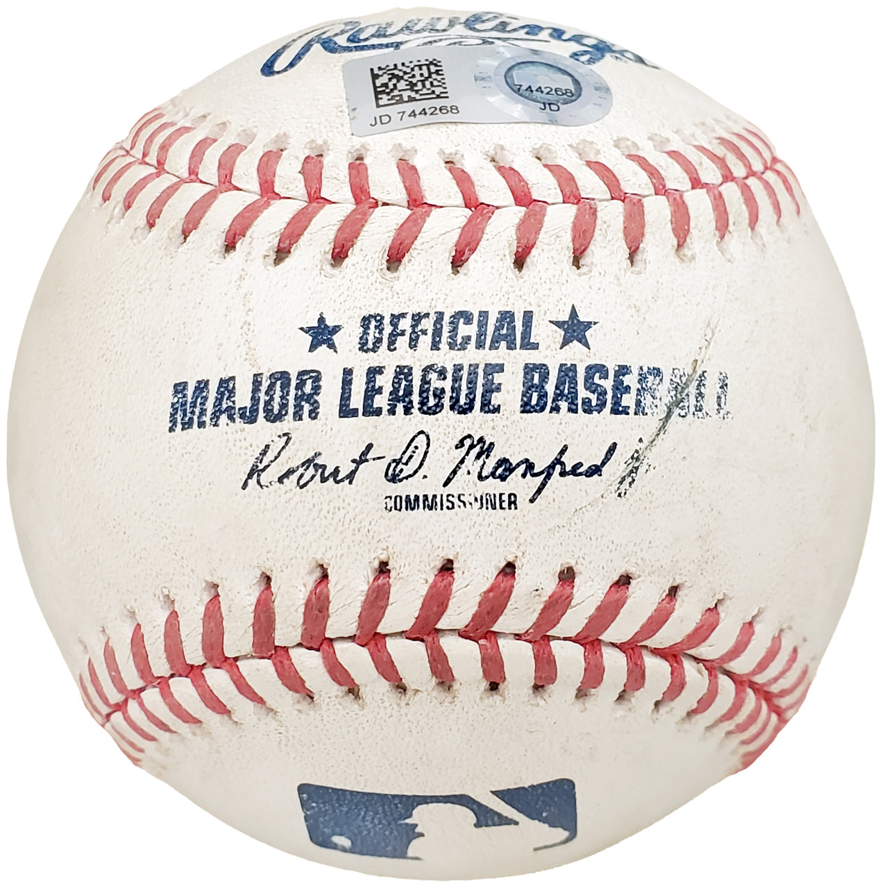 Unsigned 2019 Atlanta Braves Game Used Official MLB Baseball MLB Holo Stock  #194860 - Mill Creek Sports