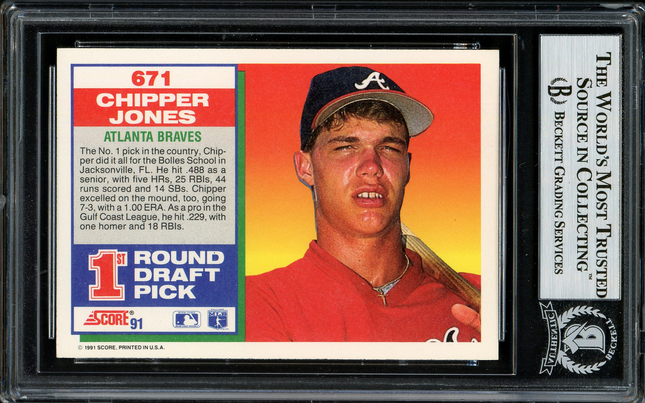 By the Numbers: Chipper Jones' baseball cards - Beckett News