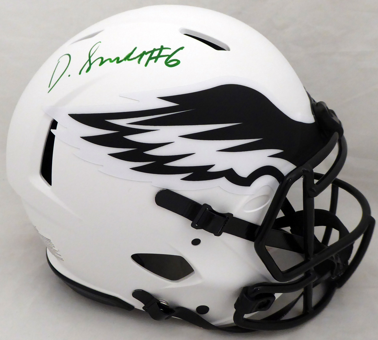 DeVonta Smith Autographed Philadelphia Eagles Lunar Eclipse White