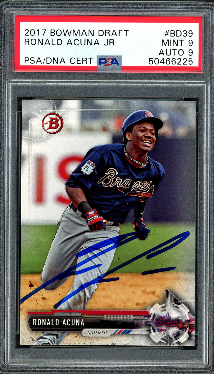 2021 Bowman #62 Ronald Acuna Jr. Atlanta Braves Baseball Card