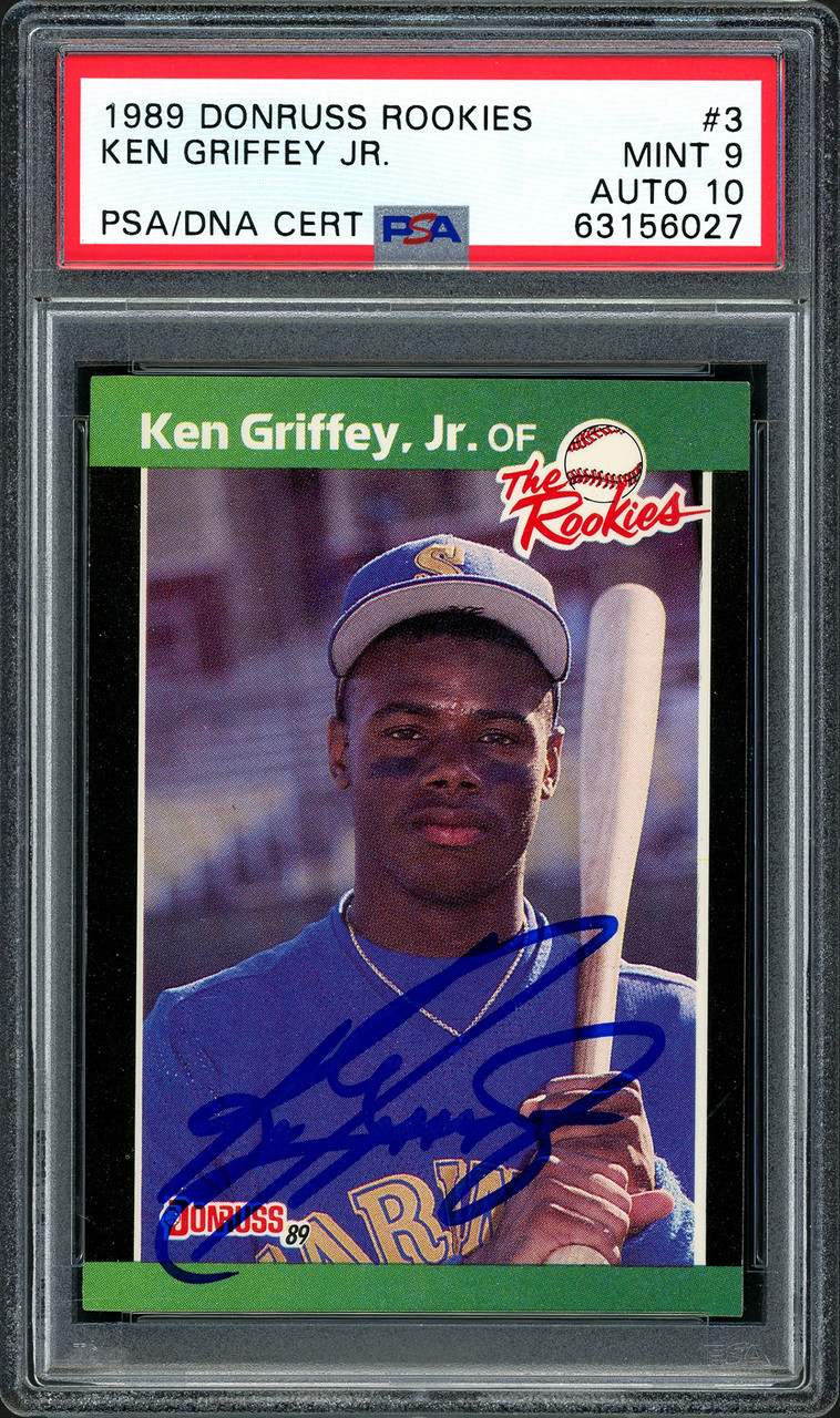 Sold at Auction: 1989 Score Masters #30 Ken Griffey Jr. Rookie Card PSA  Mint 9