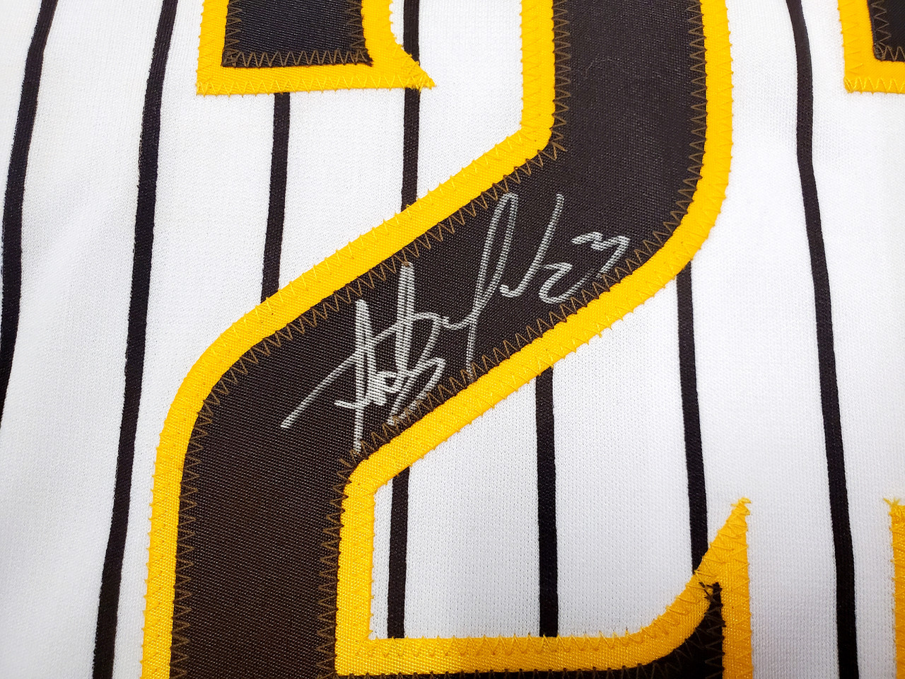 San Diego Padres Fernando Tatis Jr. Autographed Framed Brown Jersey Beckett  BAS Stock #200418
