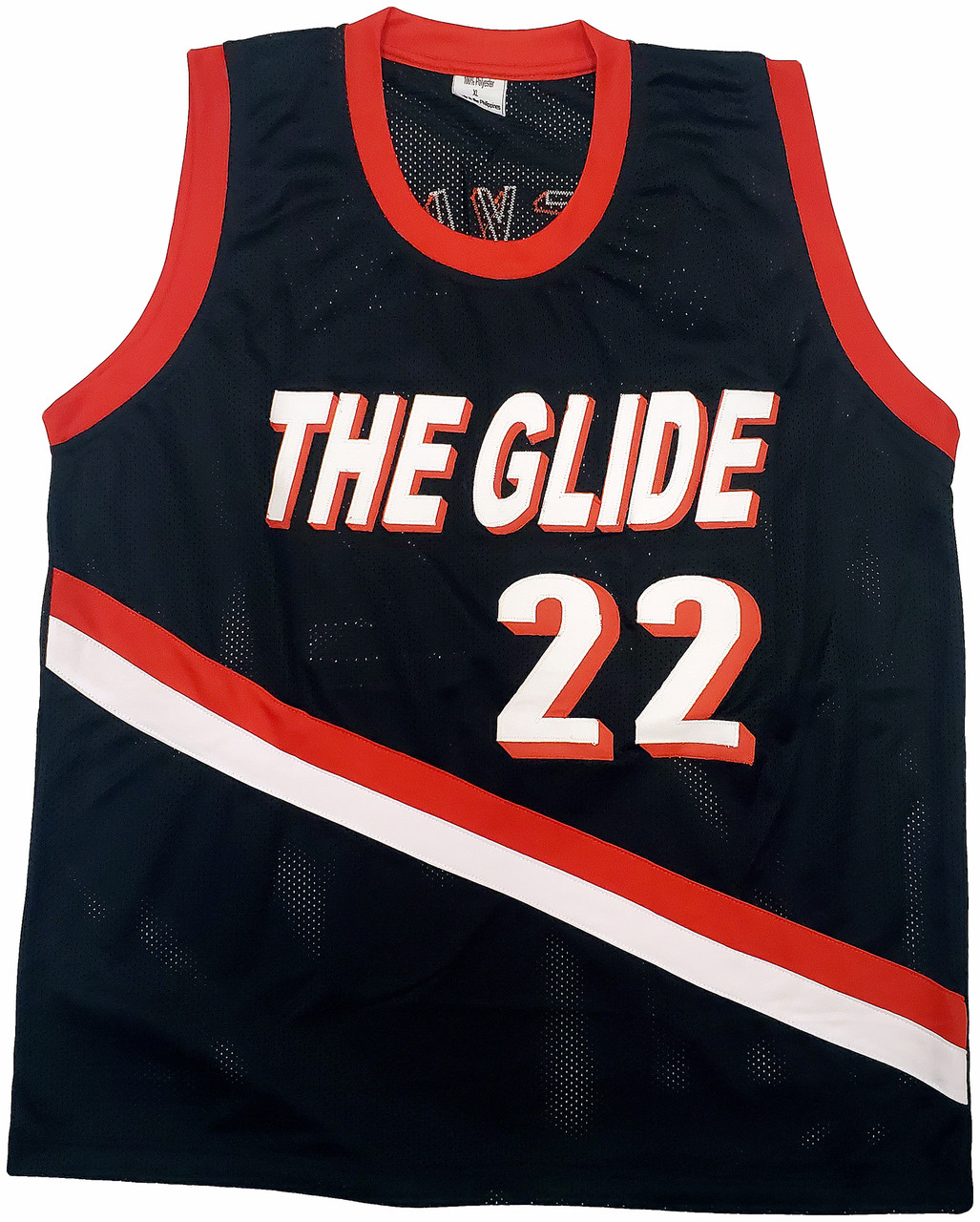 Clyde Drexler Autographed Portland Mitchell & Ness Black XL Basketball Jersey - BAS