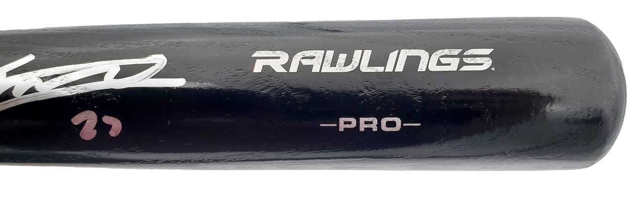 Vladimir Guerrero Sr. Autographed Black Rawlings Pro Bat Montreal Expos  Beckett BAS Stock #203452 - Mill Creek Sports