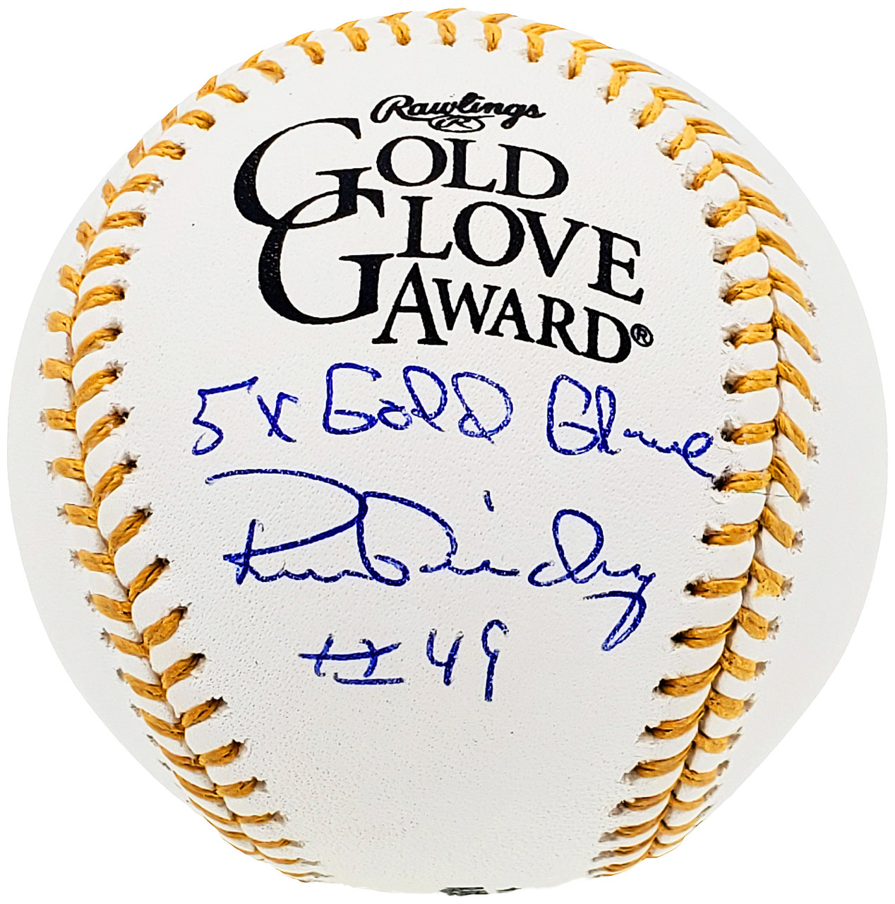 Ron Guidry Autographed Official Gold Glove Baseball New York Yankees 5X  Gold Glove Beckett BAS Stock #197059 - Mill Creek Sports