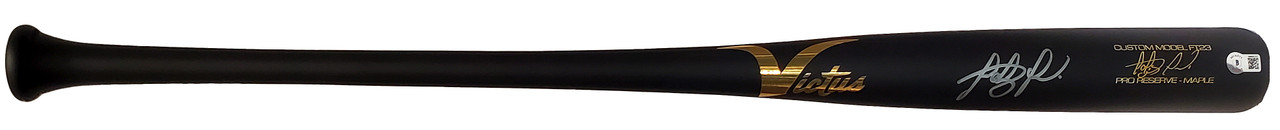 Fernando Tatis Jr. Autographed Black Victus Game Model Bat San Diego Padres  Beckett BAS QR Stock #