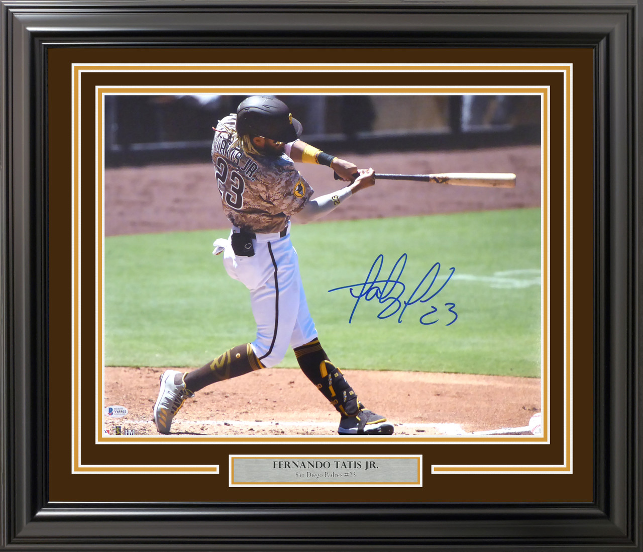 Fernando Tatis Jr. Autographed 16x20 Photo San Diego Padres Bat