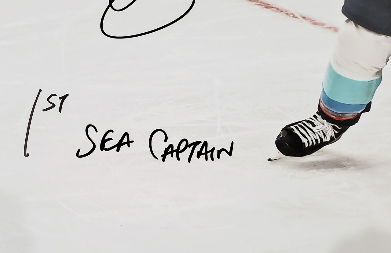 Seattle Kraken Mark Giordano Autographed Navy Fanatics Breakaway Jersey  Size XL Inaugural Season & Captain Patch Fanatics Holo Stock #202335 - Mill  Creek Sports