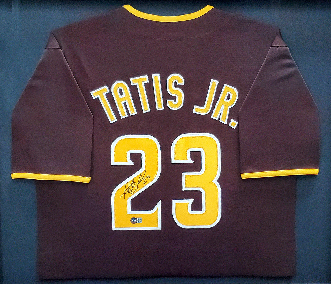 Framed Fernando Tatis Jr Autographed Signed San Diego Padres Jersey Be –  MVP Authentics
