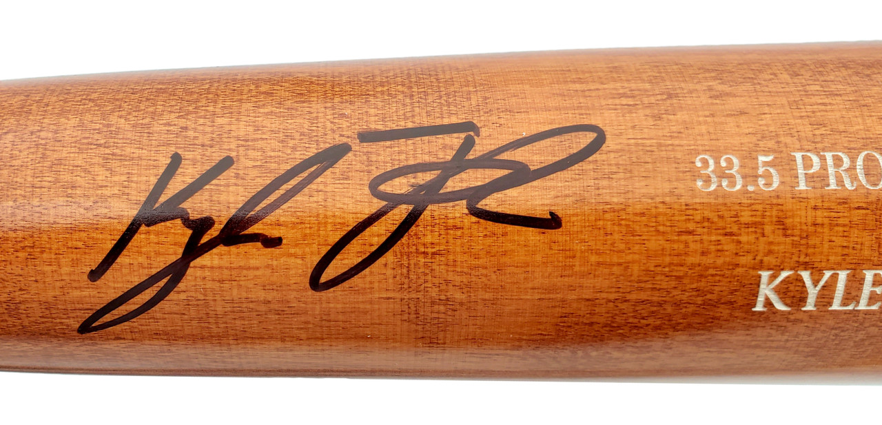 Kyle Tucker Autographed Blonde Old Hickory Player Model Bat Houston Astros  Game 1 2022 WS 2 HR Beckett BAS Witness Stock #210096