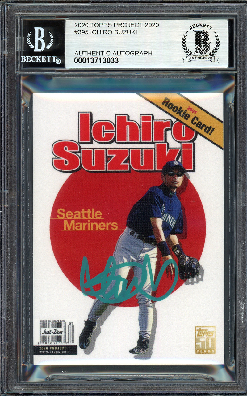 Ichiro Suzuki Autographed Topps Project 2020 Don C Card #395