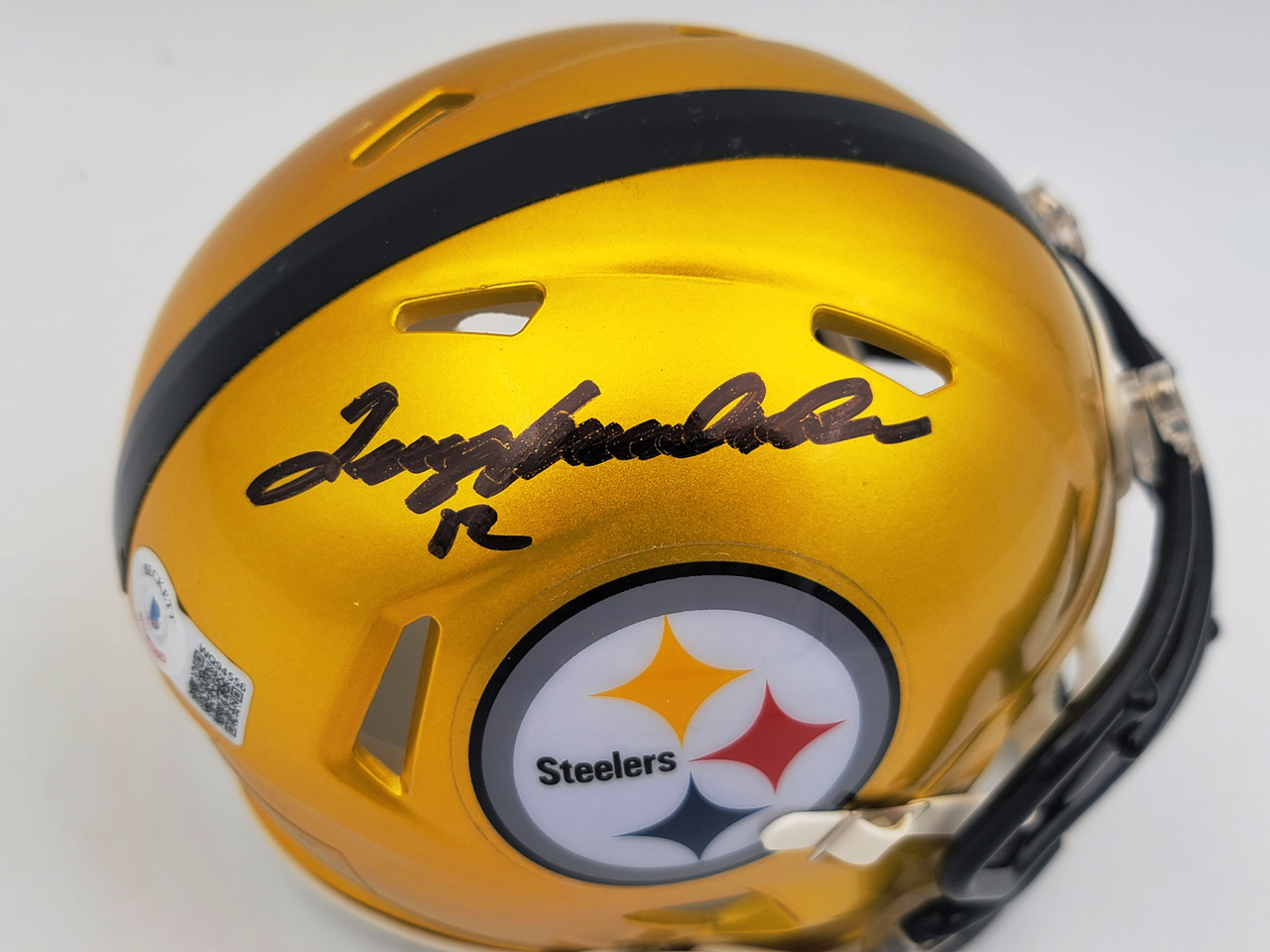 Terry Bradshaw Autographed Pittsburgh Steelers Throwback TK Helmet - B –  Palm Beach Autographs LLC