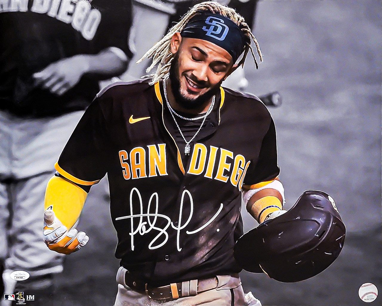 Prime Time Sports San Diego Padres Fernando Tatis Jr. Signed Custom Pro Style Jersey with JSA