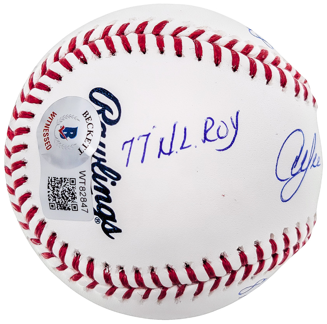 Andre Dawson Montreal Expos Signed Autograph MLB Custom Blue