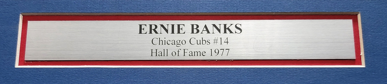 Ernie Banks #14 Mr. Cub HOF 77 512 Home Runs Signed Chicago Cubs Jersey  Beckett