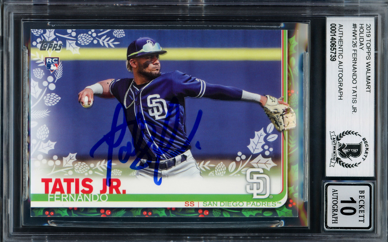 Sold at Auction: (Mint) 2019 Topps Holiday RC Fernando Tatis Jr