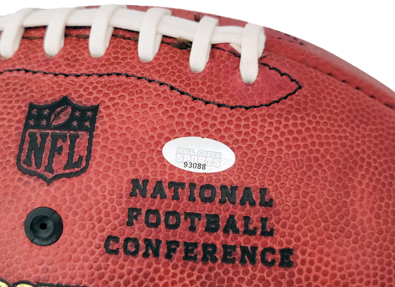 Walter Jones Autographed Official NFL Leather Football Seattle