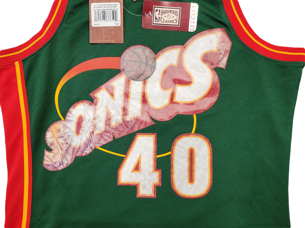 Seattle Supersonics Shawn Kemp Autographed Black Authentic Mitchell & Ness  Hardwood Classics Swingman Jersey Size M Signed On Front Reign Man MCS  Holo Stock #203433 - Mill Creek Sports