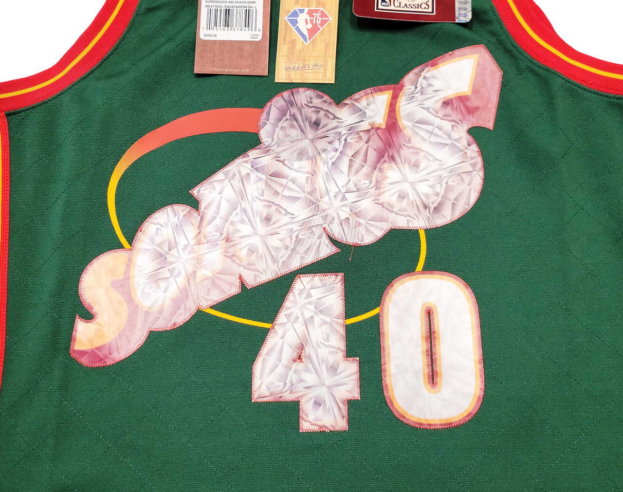 Hardwood Classic Swingman Short (94-95 Seattle Supersonics) – Hoops Heaven