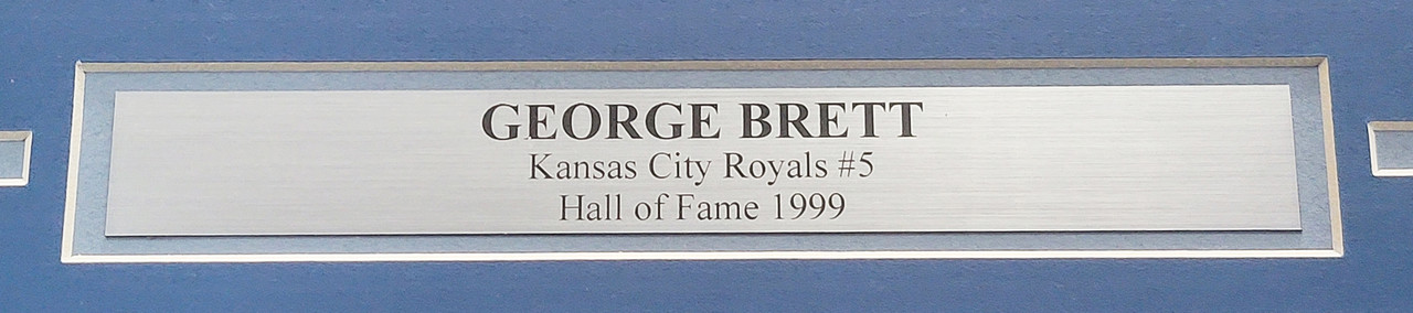 FB105 George Brett KC Royals Black Baseball 8x10 11x14 16x20 Photo