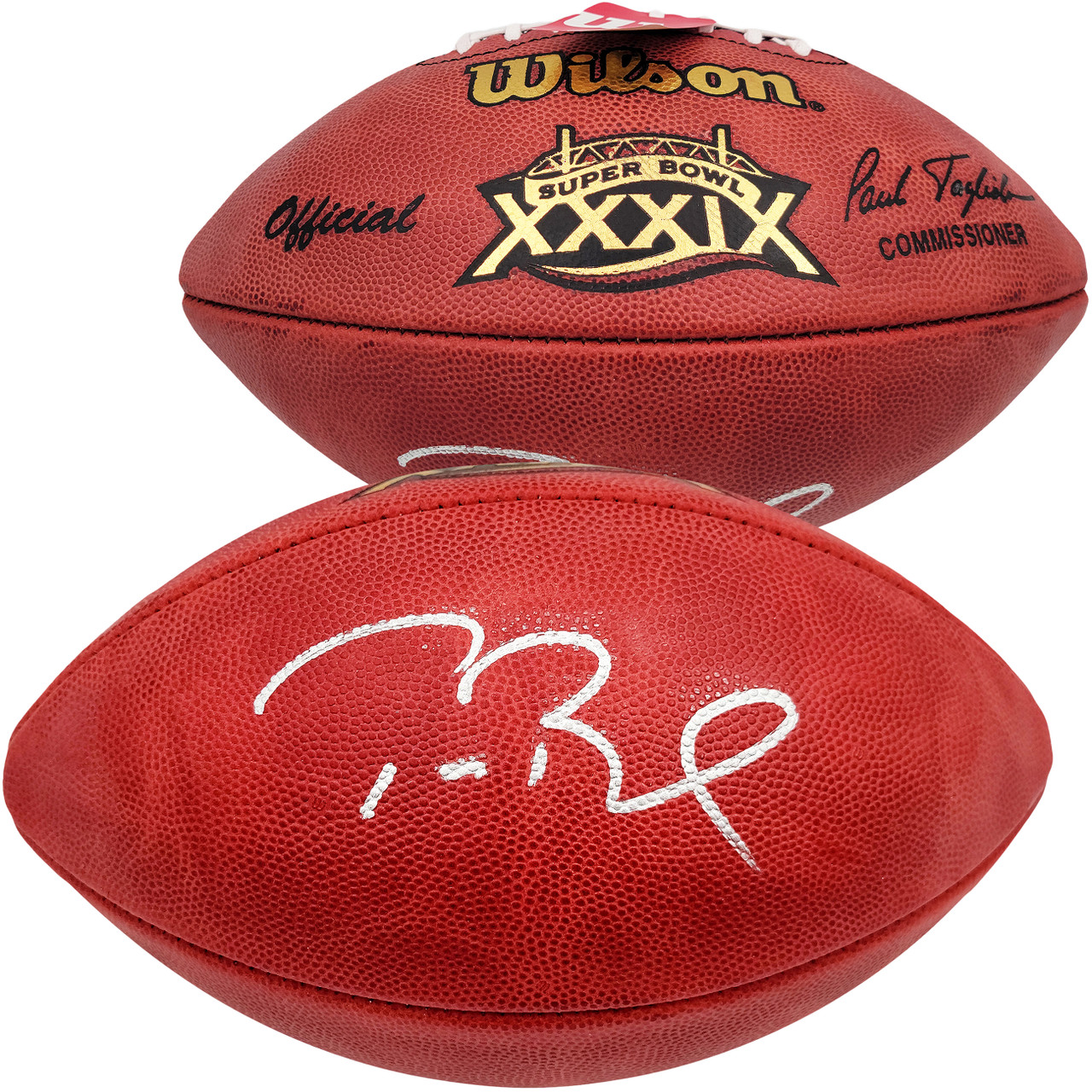 Tom Brady Autographed Official NFL Leather Super Bowl XXXIX