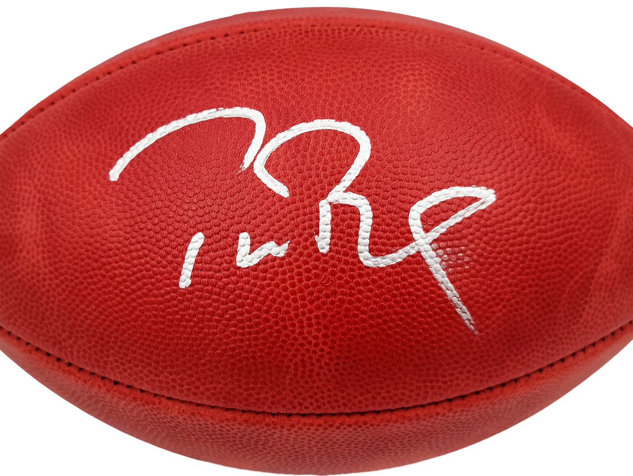 TOM BRADY Autographed SB LV MVP Authentic SB LV Official Football FANATICS