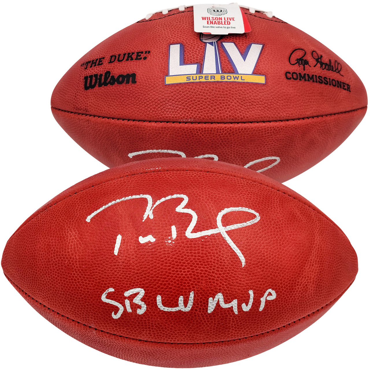 Tom Brady Autographed Official NFL Leather Super Bowl LV