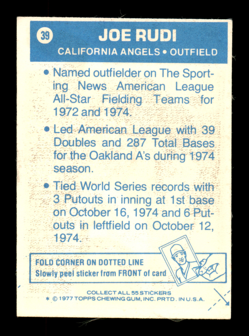Jerry Remy Autographed 1977 Topps Card #342 California Angels (Smudged) SKU  #205133 - Mill Creek Sports