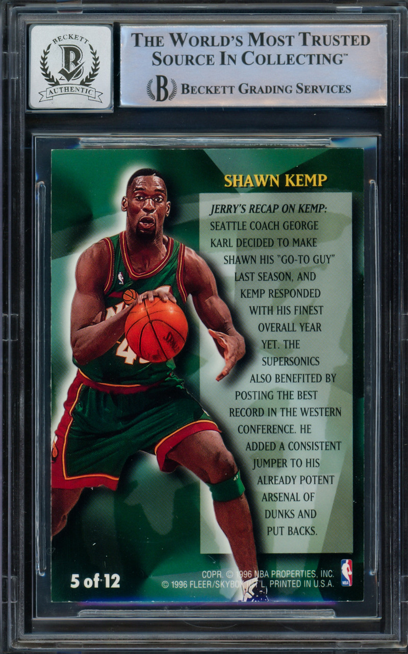 Mavin  Shawn Kemp 1993-94 Fleer #199 Seattle Supersonics card