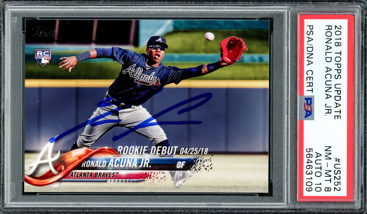 Atlanta Braves All Star Ronald Acuna Jr Signed Autographed