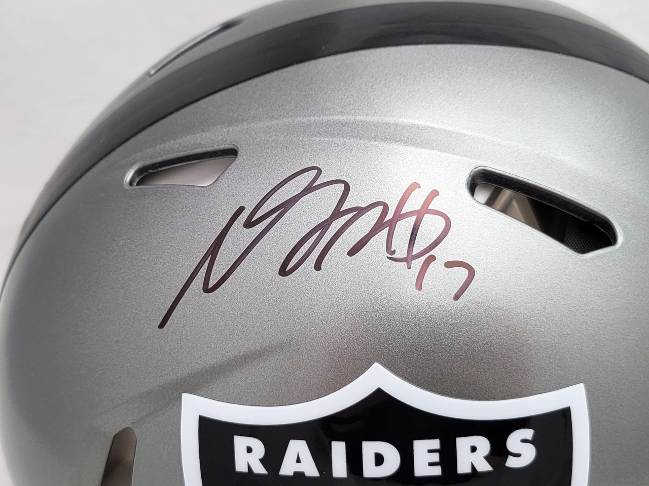 Autographed Las Vegas Raiders Davante Adams Fanatics Authentic