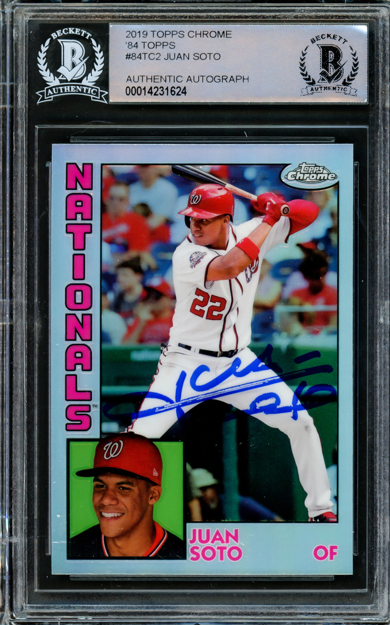 JUAN SOTO WASHINGTON NATIONALS 2019 MLB TOPPS ALL-STAR ROOKIE PLAYER CARD  MOUNTED ON A 4 X 6 BLACK MARBLE PLAQUE at 's Sports Collectibles  Store