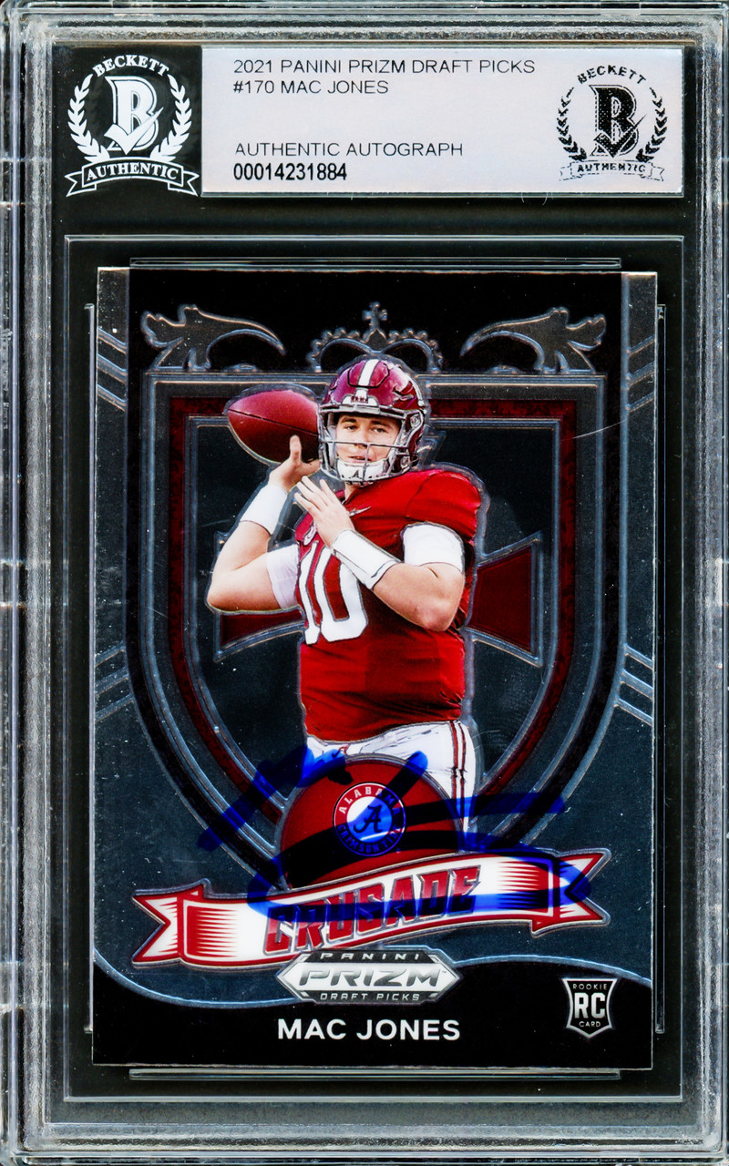 : Mac Jones 2021 Pro Set DRAFT DAY Short Printed Mint Rookie Year  Card #PSDD9 picturing this First Round New England Patriots Pick in his Red  Alabama Jersey : Collectibles & Fine